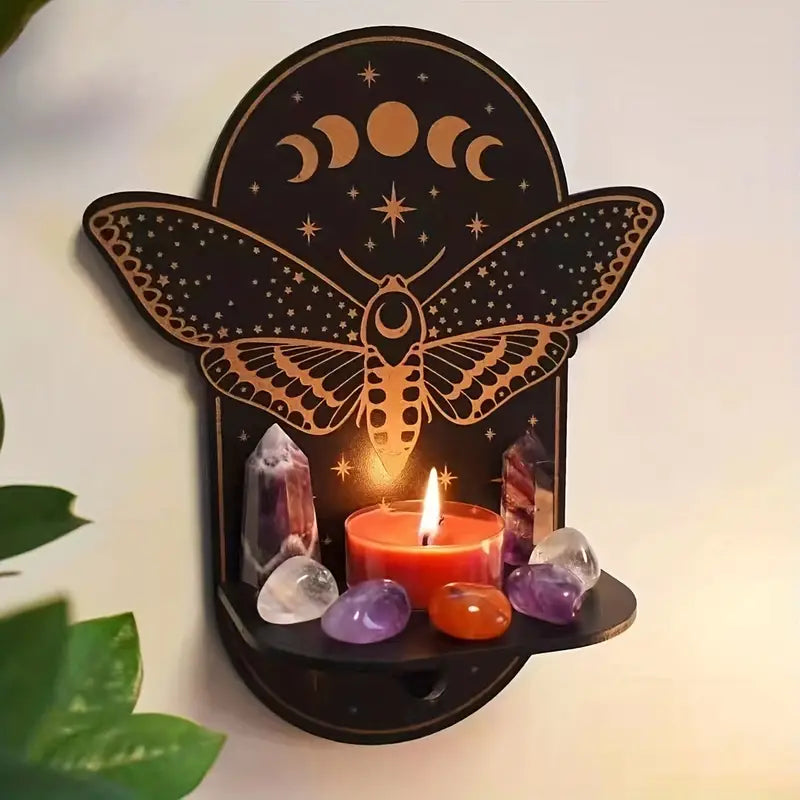 Crystal & Candle Wall Holder